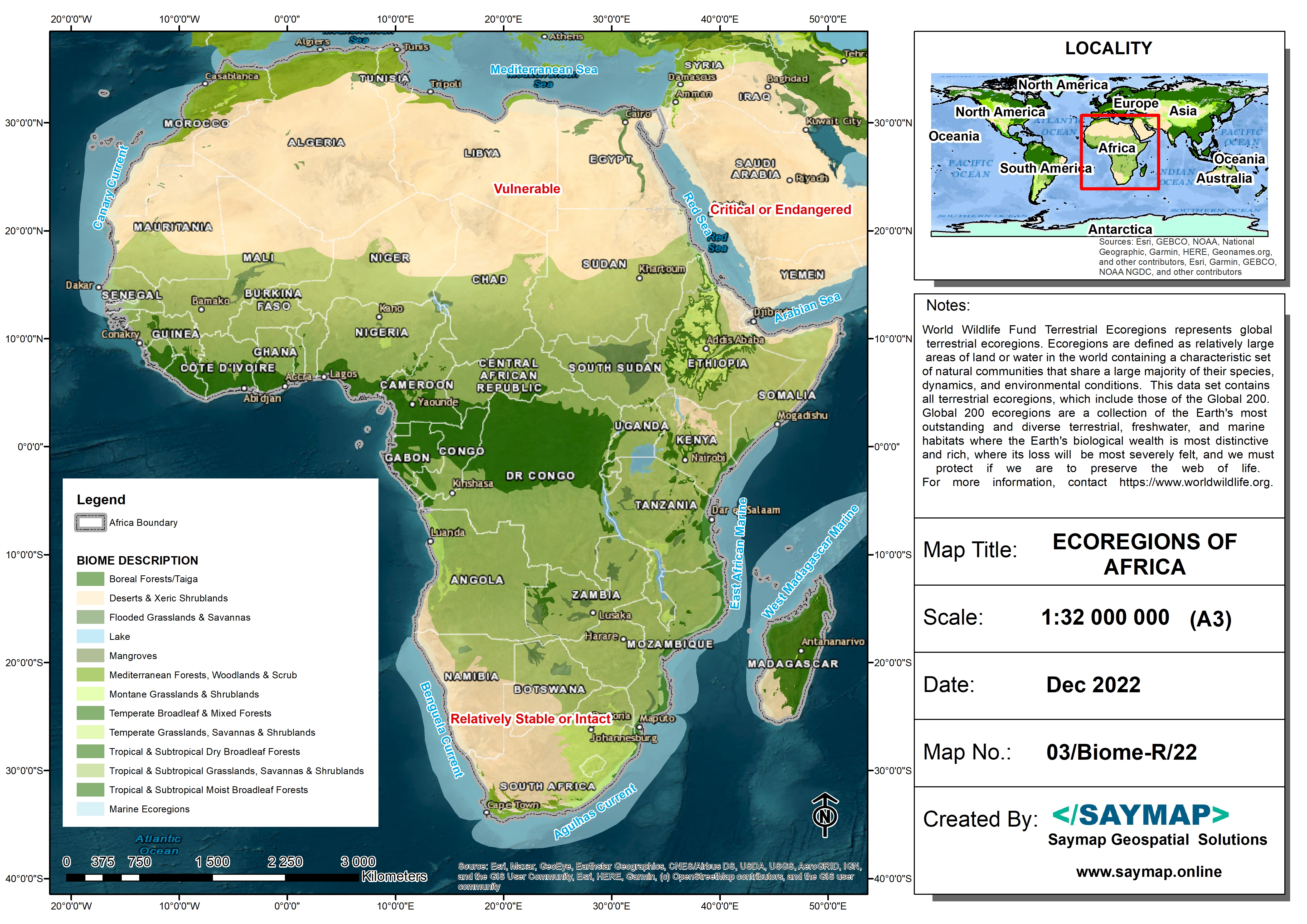 Eco-Regions of Africa